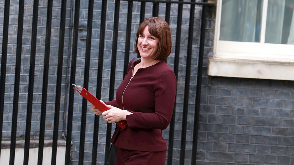 Chancellor of the exchequer Rachel Reeves arrives at Number 10 Downing Street.